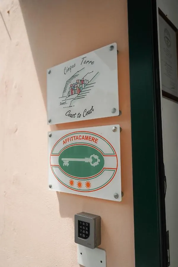 Cinque Terre Coast To Coast Hotel Riomaggiore Guest house